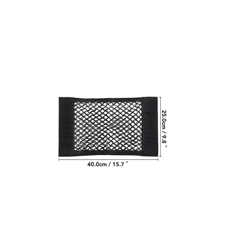 Car Back Rear Trunk Bag Organizer Mesh Net Auto Seat Back Storage Bag Pocket Universal Car Stowing Tidying Elastic String Net