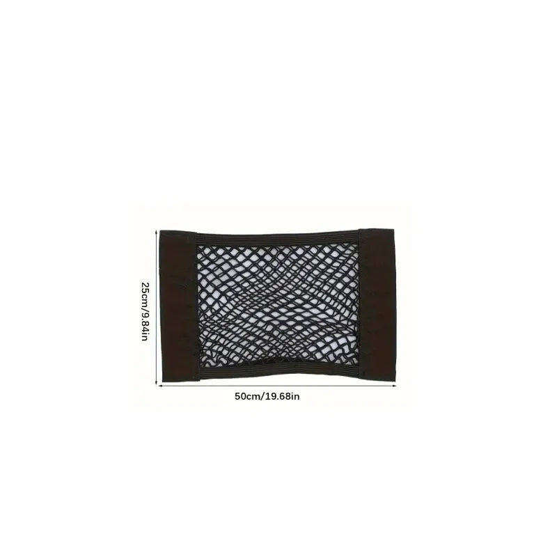 Car Back Rear Trunk Bag Organizer Mesh Net Auto Seat Back Storage Bag Pocket Universal Car Stowing Tidying Elastic String Net