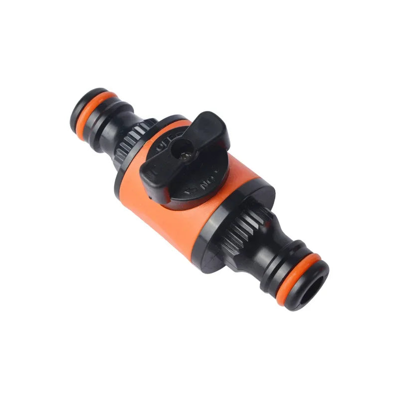 2PC Garden Hose Shut Off Valve, Pipe Connector & Coupler for Water Stop, Irrigation System Repair, Garden Faucet Fitting