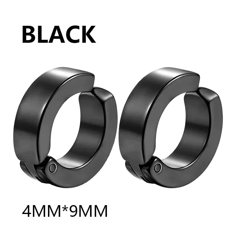 1Pairs Crystal Strong Magnetic Ear Stud Clip Earrings for Men Women, Punk Round Zircon Magnet Earrings Non Piercing Ear Jewelry