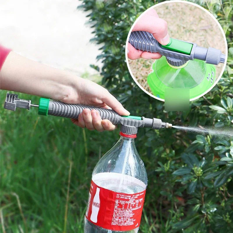 Adjustable Drinking Bottle Sprayer Watering Nozzle Sprinkler Pressure Fogging Nozzle Gardening Tools