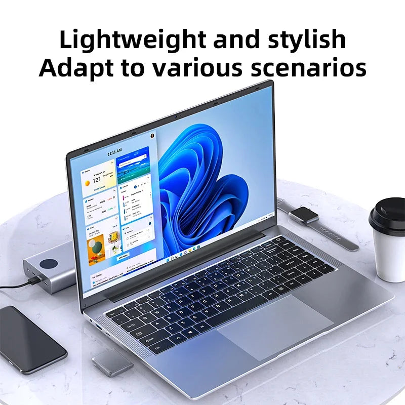 14.1" i7 Laptop Computer Windows 11 12GB DDR4 1TB 2TB SSD Intel Core i7 7500U 1920*1080 Office Study Notebook PC Laptop Computer