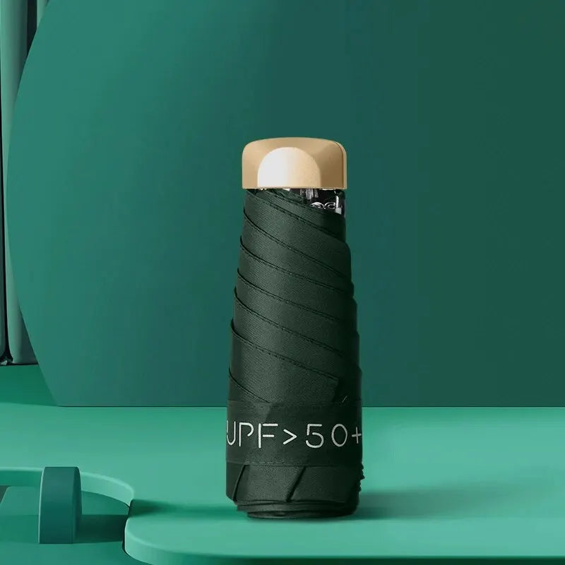 Flat 50% off Sun Protection Parasol, WOMEN'S Sun Umbrella, Anti-UV, Sunny and Rainy Dual-use Umbrella, Pocket Umbrella, Port
