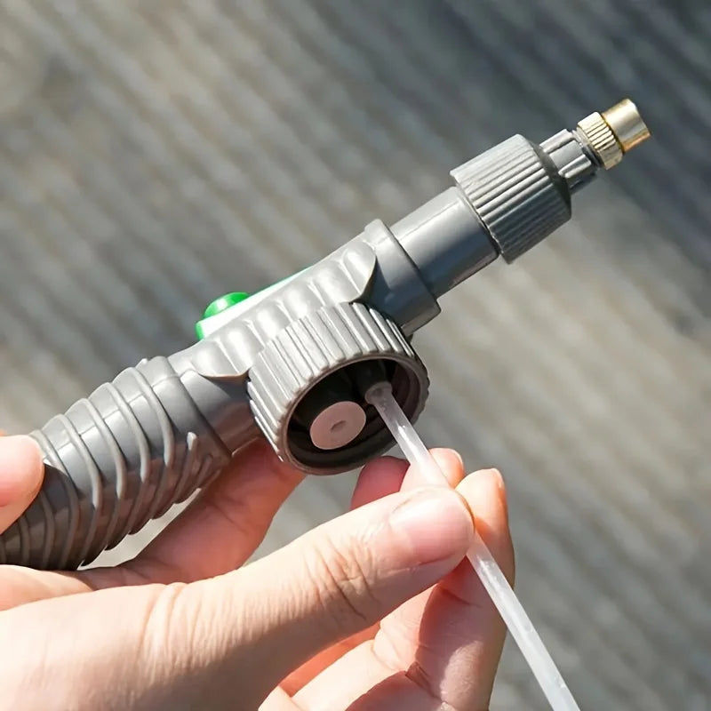 Handheld High-Pressure Air Pump Sprayer with Adjustable Nozzle - Mosquito and Insect Mister for Outdoor, Power-Free & Energy-Fre