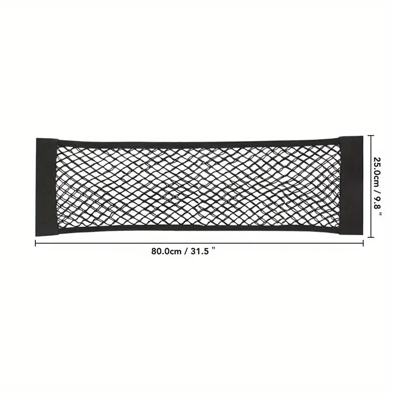 Car Back Rear Trunk Bag Organizer Mesh Net Auto Seat Back Storage Bag Pocket Universal Car Stowing Tidying Elastic String Net