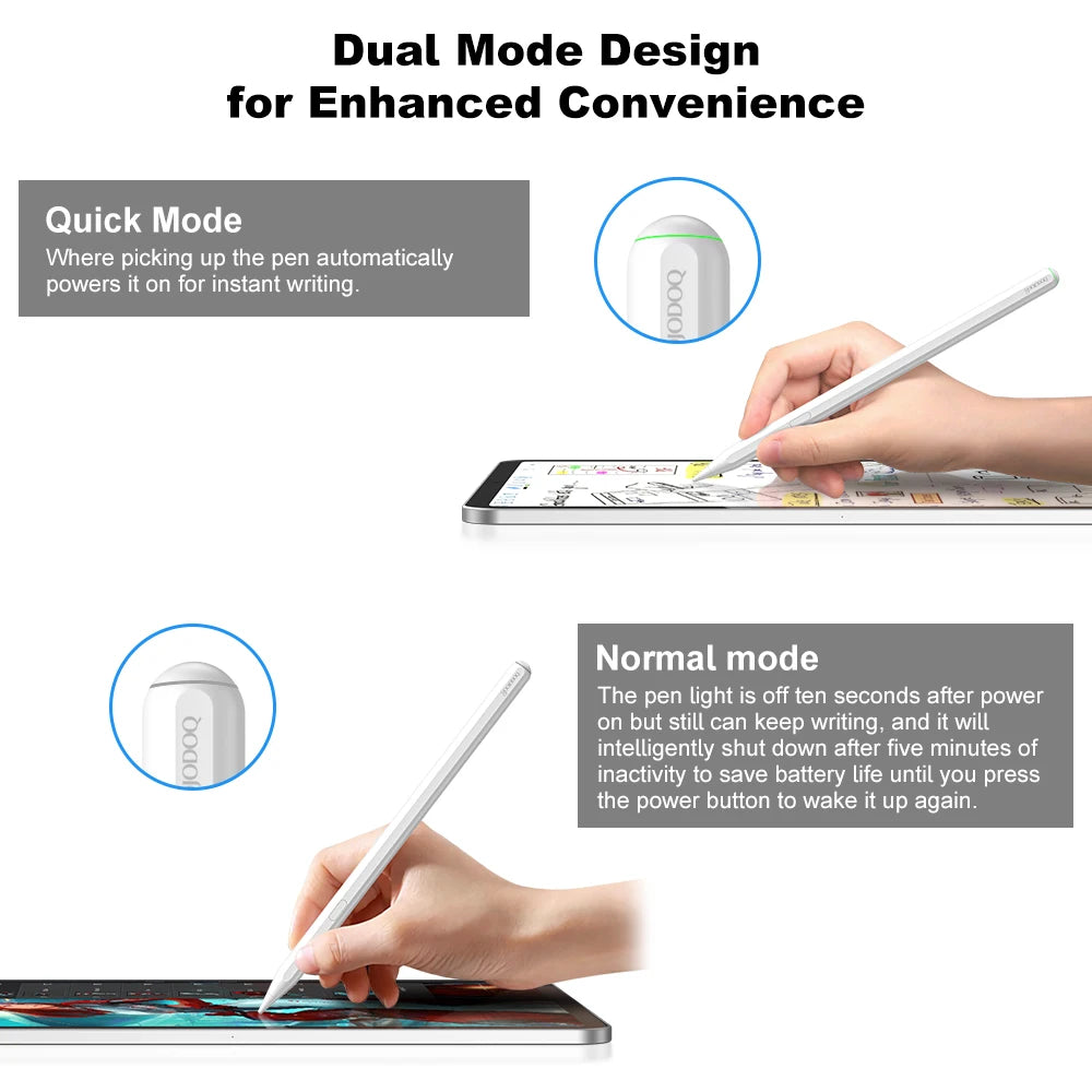 For Apple Pencil 2 Wireless Charging iPad Pencil with Palm Rejection for Apple iPad 10 9 8 Mini 6 iPad Air5 4 iPad Pro 11 12.9