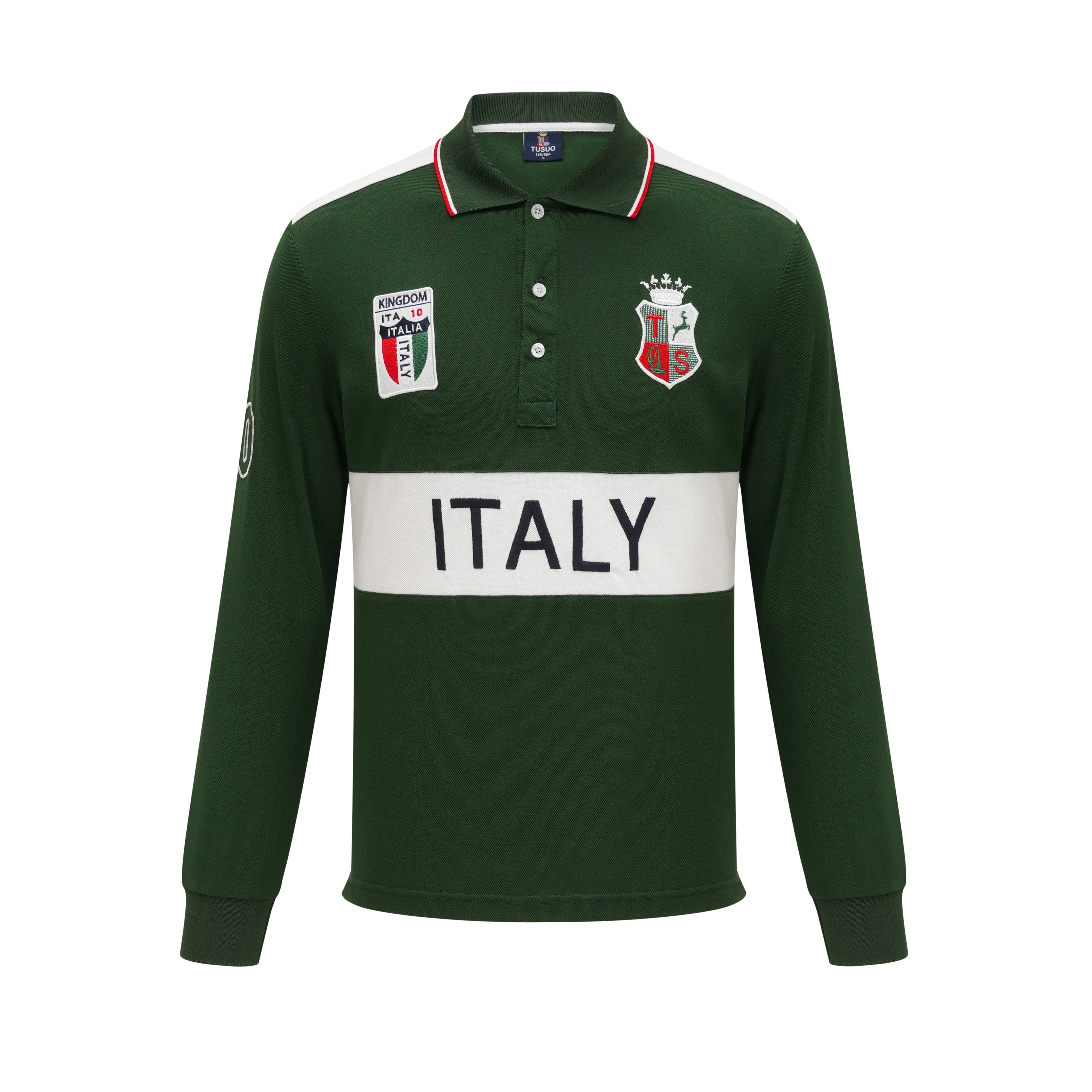 Classic New Men's Long Polo Shirts Striped Design Cotton Breathable Full Sleeve Casual Collar T Shirts for Men clothing