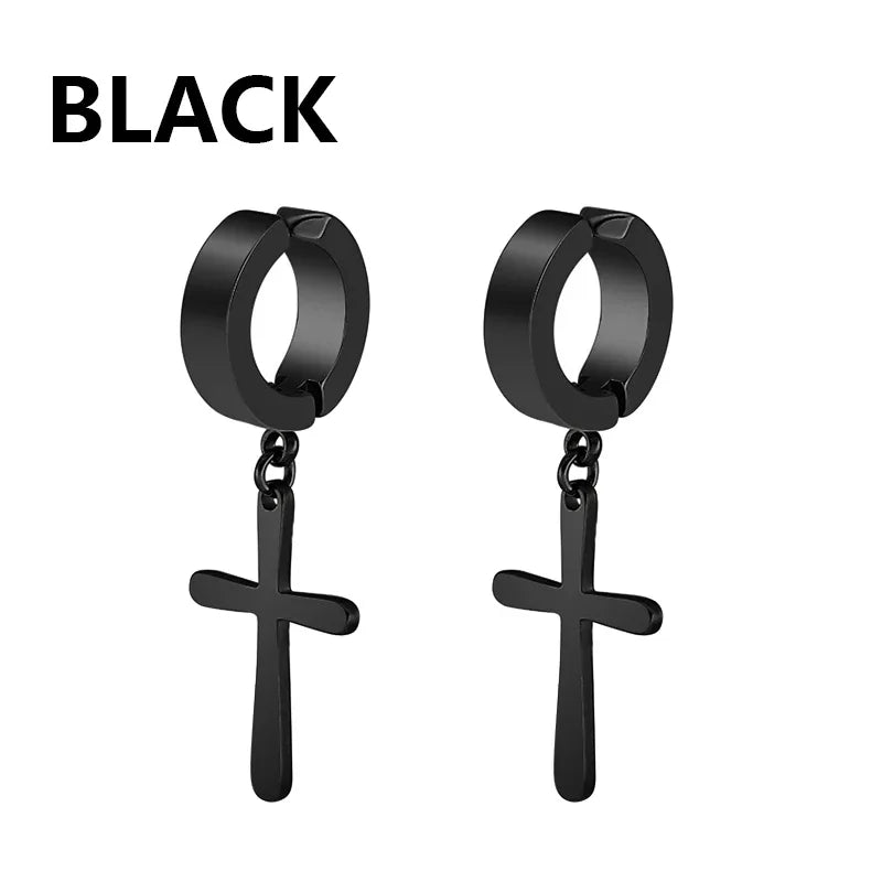 1Pairs Crystal Strong Magnetic Ear Stud Clip Earrings for Men Women, Punk Round Zircon Magnet Earrings Non Piercing Ear Jewelry