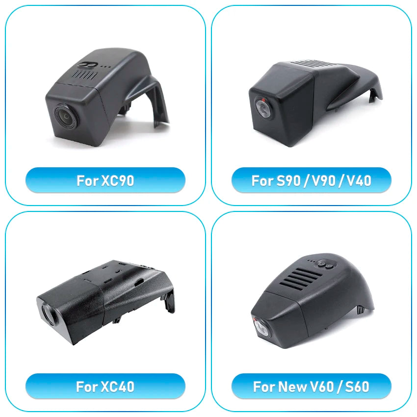 HD 4K Dash Cam DVR Ccamera for Volvo XC40 XC60 XC90 S60 V60 S90 V90 V40 S80 XC70 C40 Car Dvr UHD Mini Camera WiFi Video Recorder