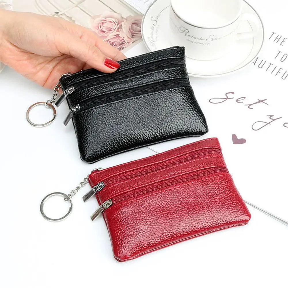 Soft Mini Card Holder Wallet Multi-functional Bag Women Wallet Clutch Zip Female Short Small Coin Purse Money Bag
