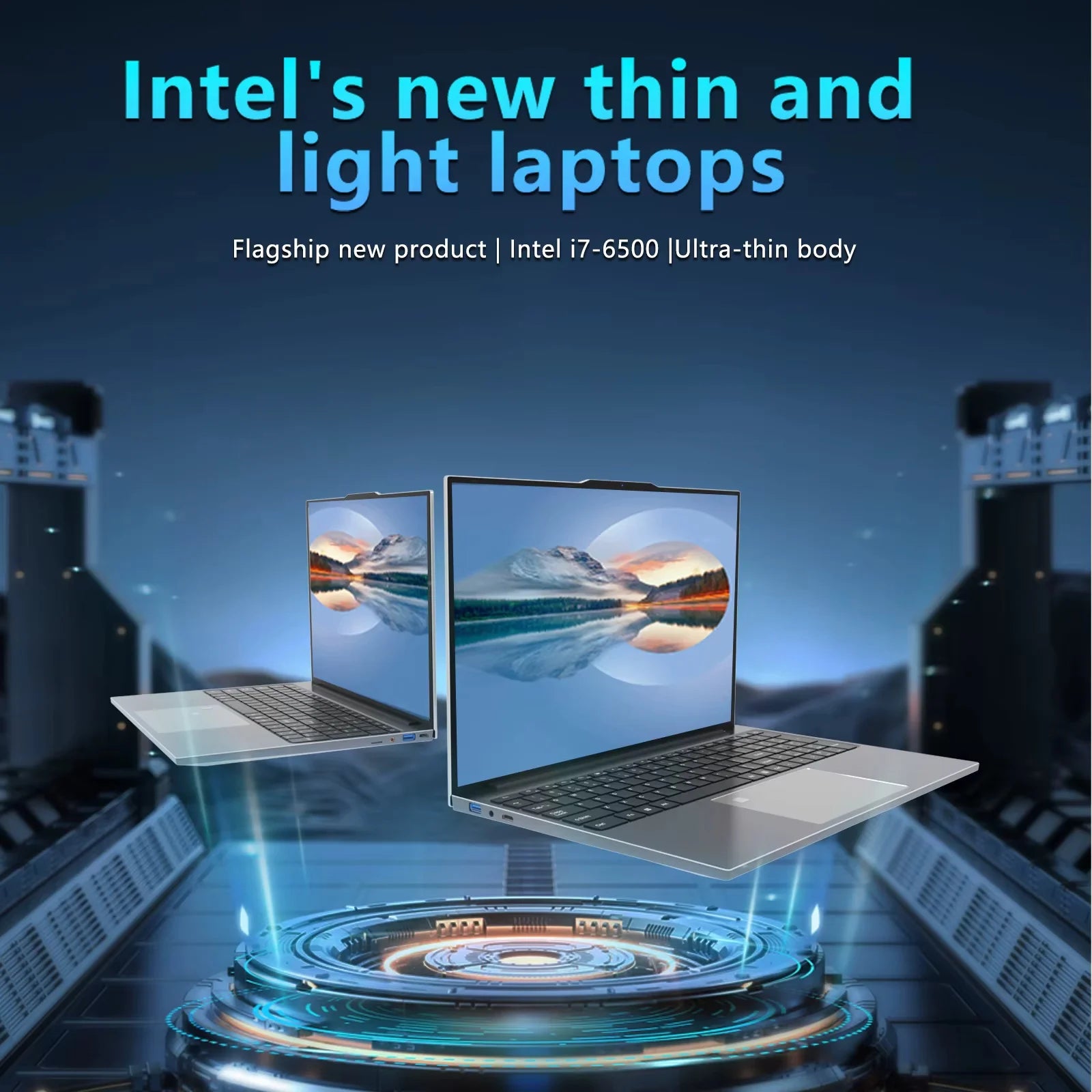 Windows 11 Pro 15.6" Ultra Slim Portable i7 Laptop intel Core i7 6500U 16GB DDR4 1TB 2TB SSD Fingerprint Office Gaming Laptop PC