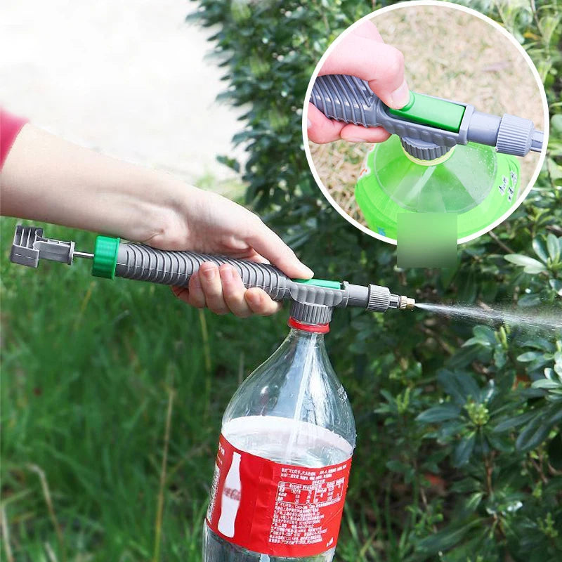 Adjustable Drinking Bottle Sprayer Watering Nozzle Sprinkler Pressure Fogging Nozzle Gardening Tools