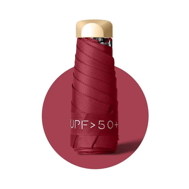 Flat 50% off Sun Protection Parasol, WOMEN'S Sun Umbrella, Anti-UV, Sunny and Rainy Dual-use Umbrella, Pocket Umbrella, Port