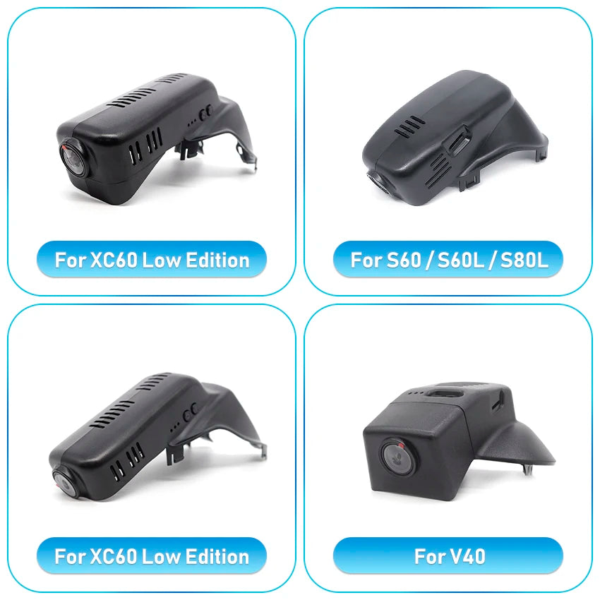 HD 4K Dash Cam DVR Ccamera for Volvo XC40 XC60 XC90 S60 V60 S90 V90 V40 S80 XC70 C40 Car Dvr UHD Mini Camera WiFi Video Recorder