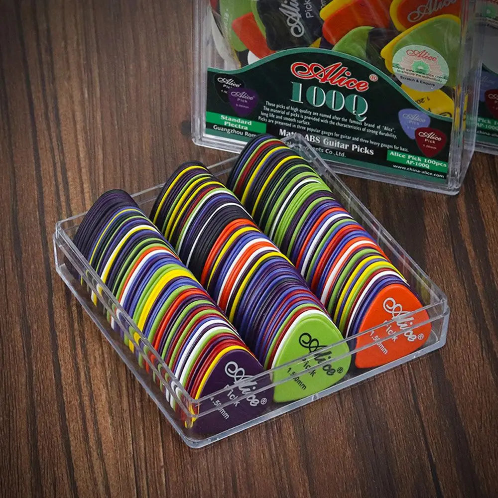 Light Weight 0.58 - 1.5 mm Bass Acoustic 1 Box Plectrum Mediator Guitar Accessories Guitar Picks