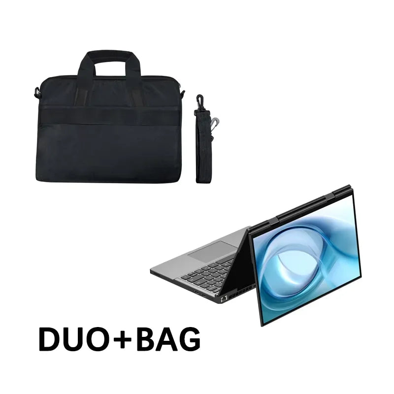 New 2025 Versio In stock! GPD DUO 13 Inch Dual Touch Screen AMD AI 9 HX 370 Processor 32GB RAM 1TB SSD Portable Business Laptop