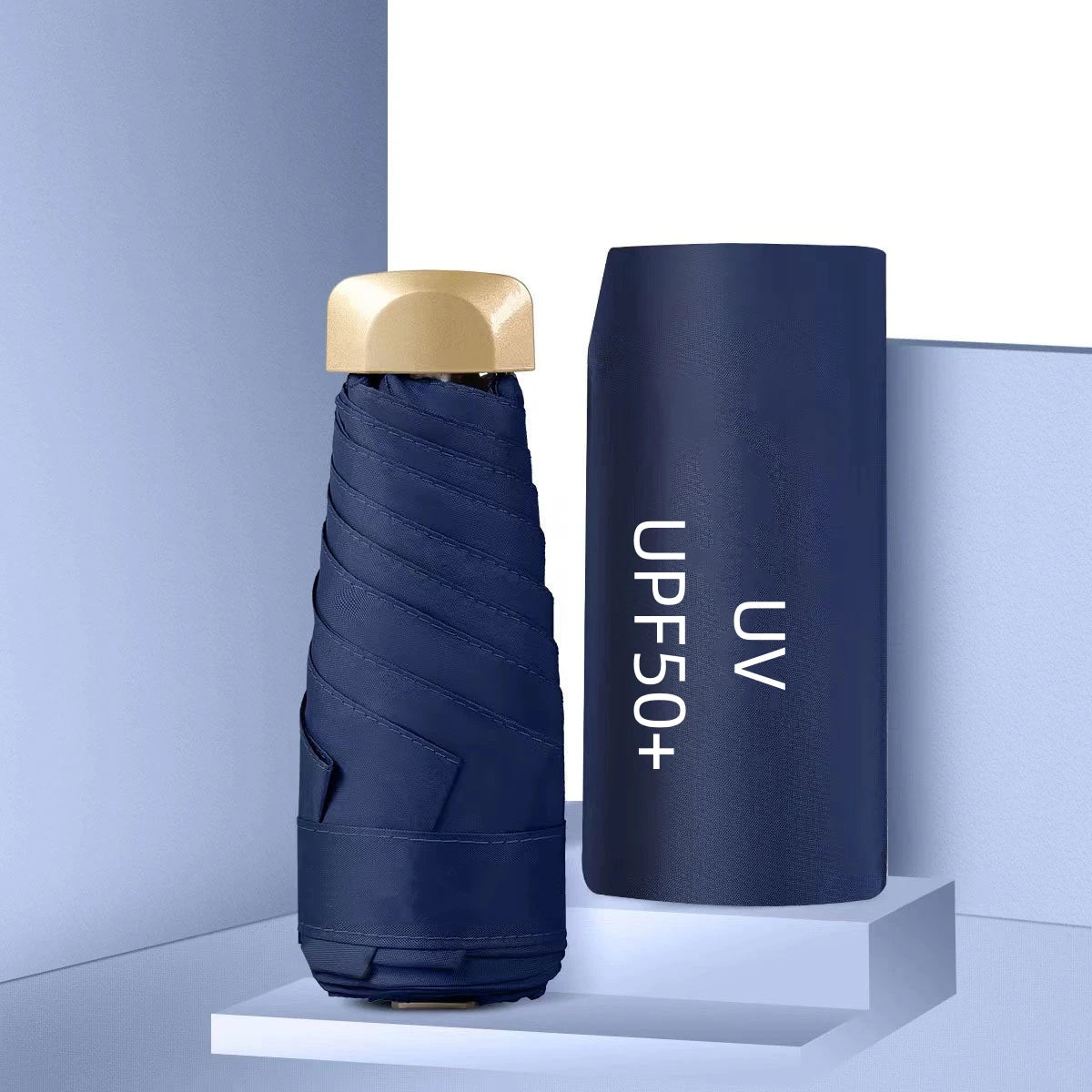 Flat 50% off Sun Protection Parasol, WOMEN'S Sun Umbrella, Anti-UV, Sunny and Rainy Dual-use Umbrella, Pocket Umbrella, Port