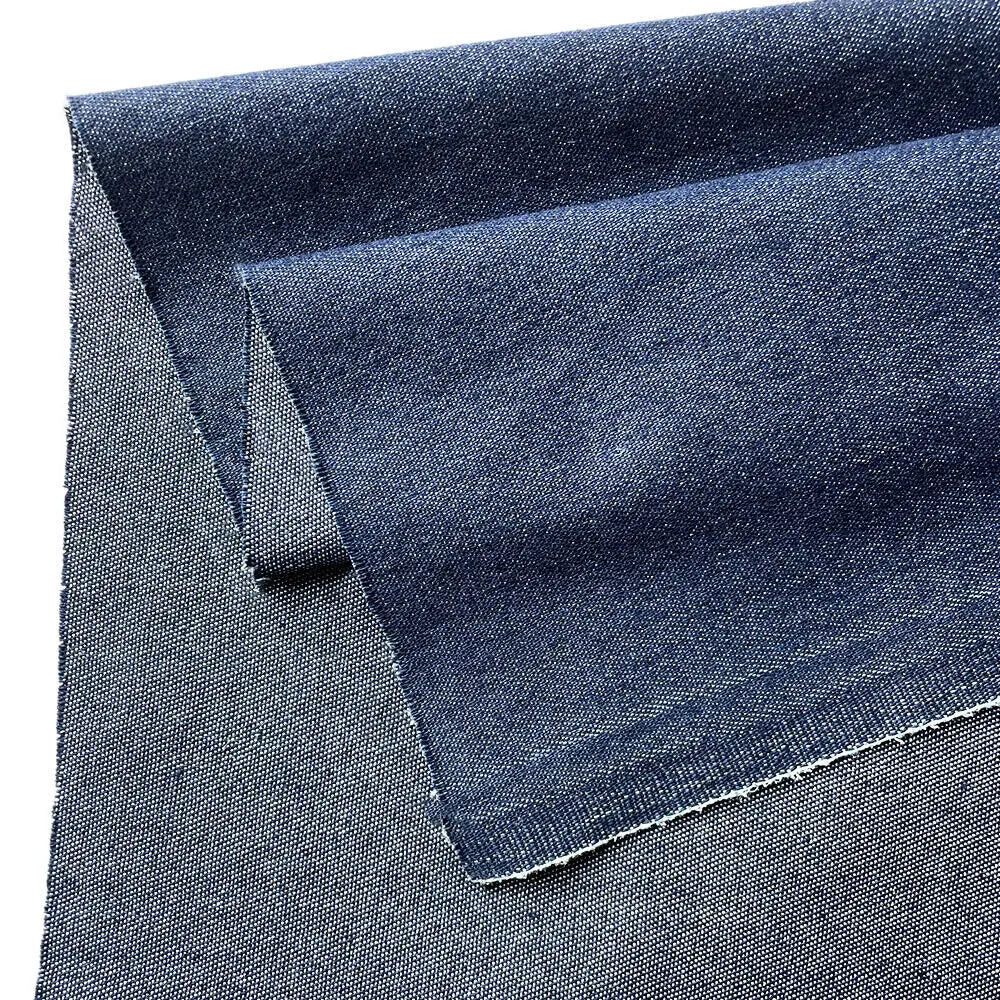 Vintage Cotton Blue Denim Fabric Light Thin Soft Cloth for DIY Dolls Clothing Jeans Dress Bag Cap Apron Crafts Manual Material