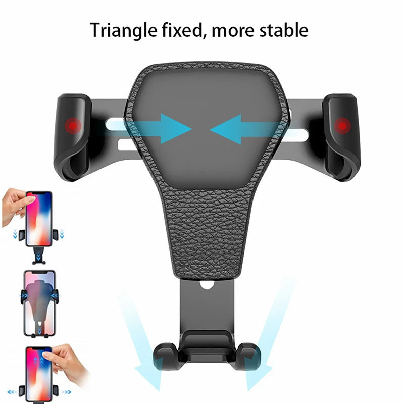 NEW Gravity Car Holder For Phone Air Vent Clip Mount Mobile Cell Stand Smartphone GPS Support For iPhone Mobile Phone