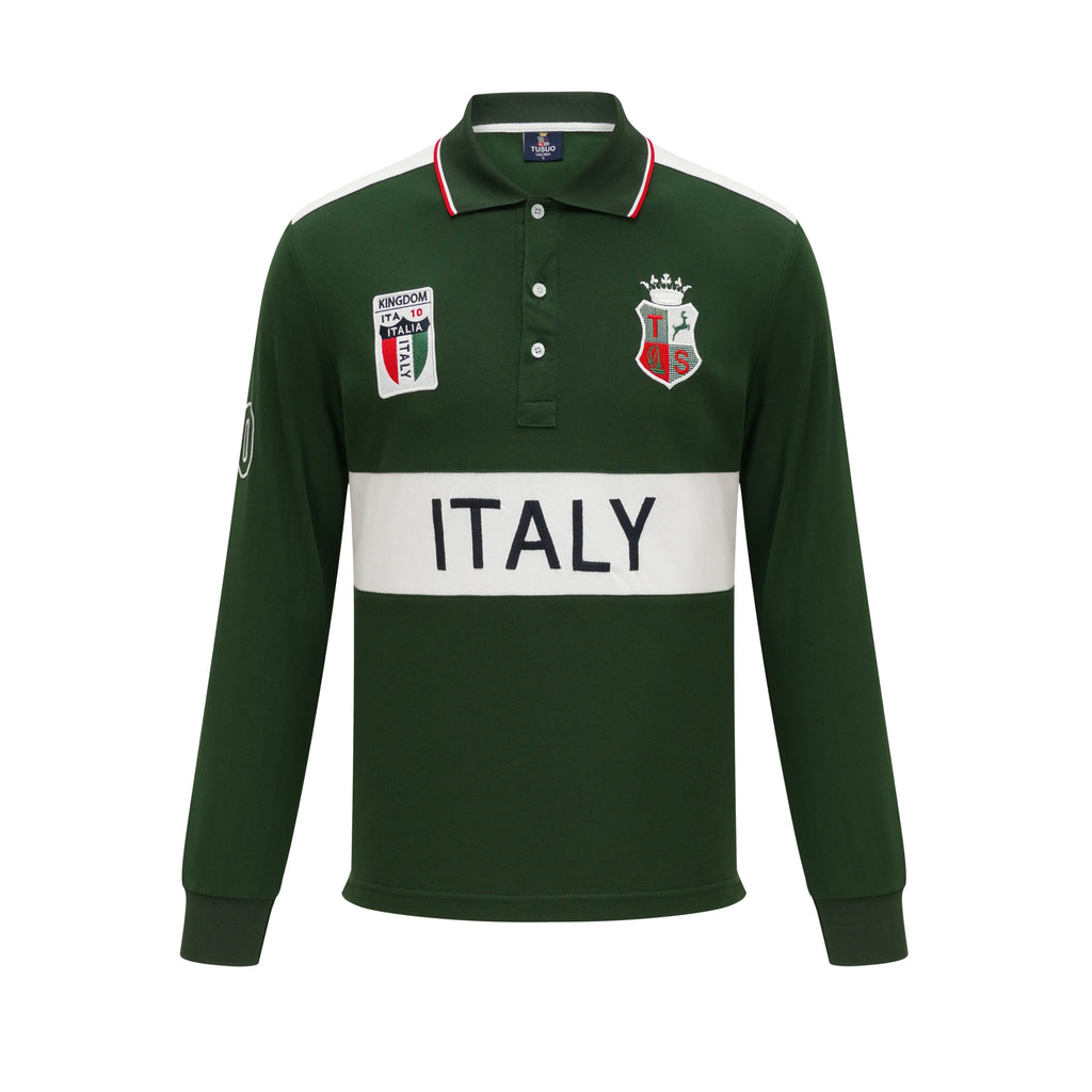Classic New Men's Long Polo Shirts Striped Design Cotton Breathable Full Sleeve Casual Collar T Shirts for Men clothing