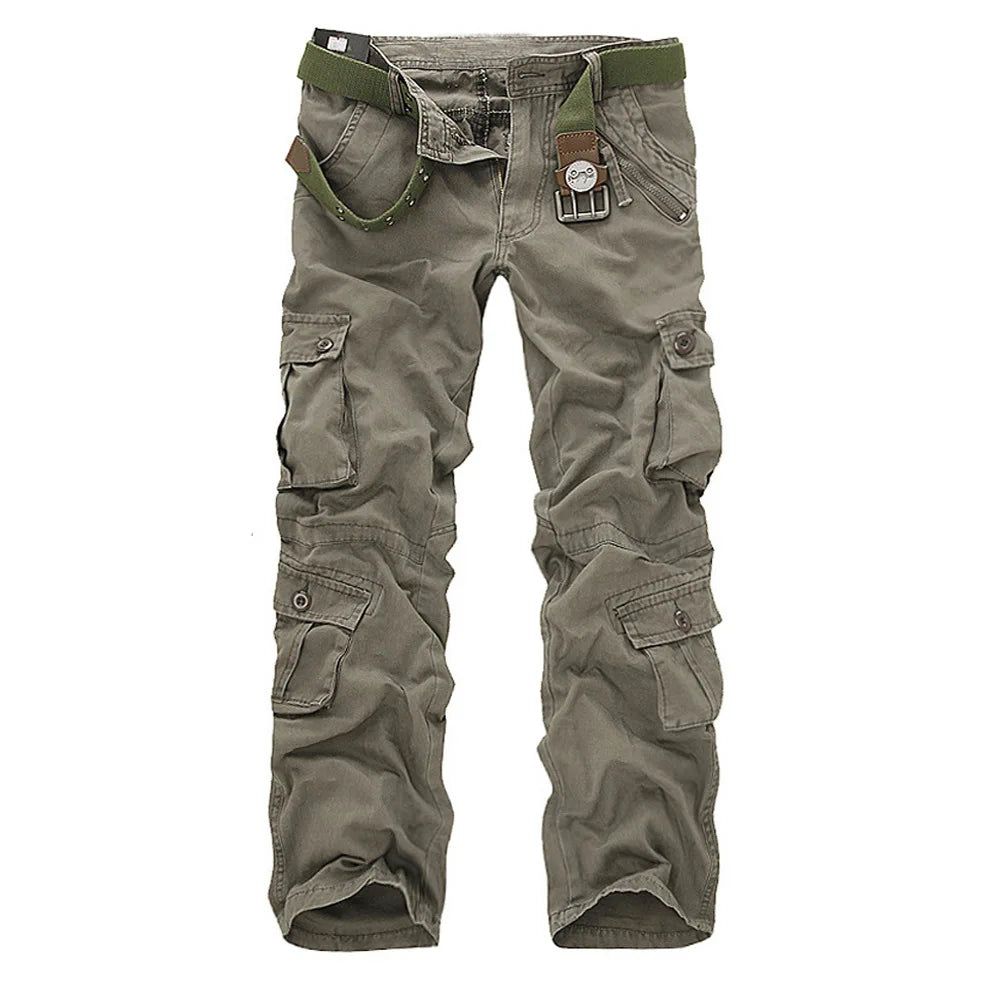 Men Jeans Cargo Pants Camouflage Mid Waist Patchwork Denim Slim Fit Zipper Pockets Solid Ankle Length Trousers High Street
