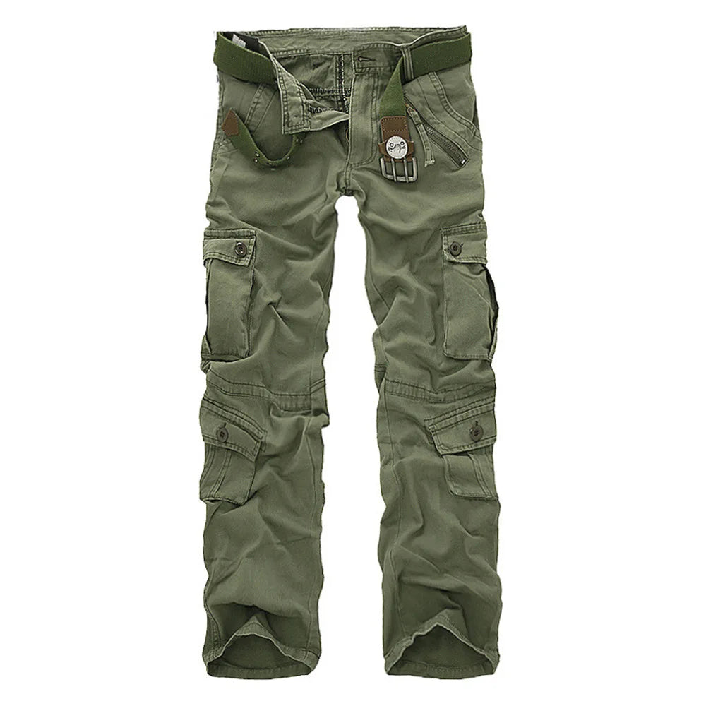 Men Jeans Cargo Pants Camouflage Mid Waist Patchwork Denim Slim Fit Zipper Pockets Solid Ankle Length Trousers High Street